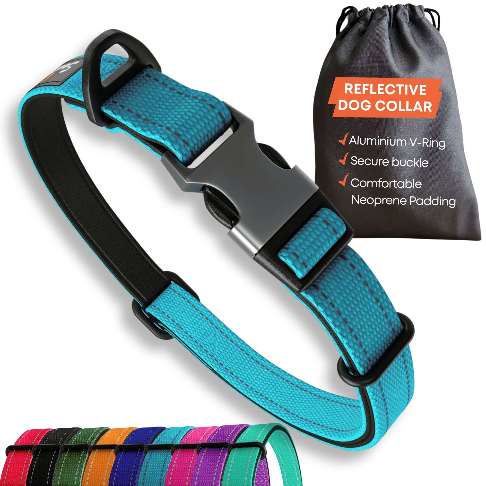 Blue Padded Collar - Sweetie