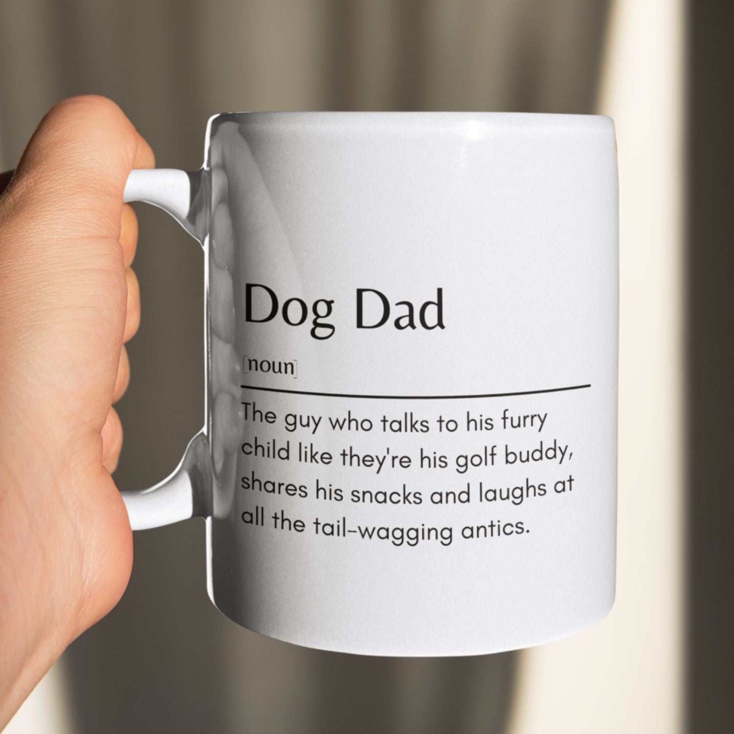 Dog Dad -Golf Mug Definition -11oz White Mug - Sweetie