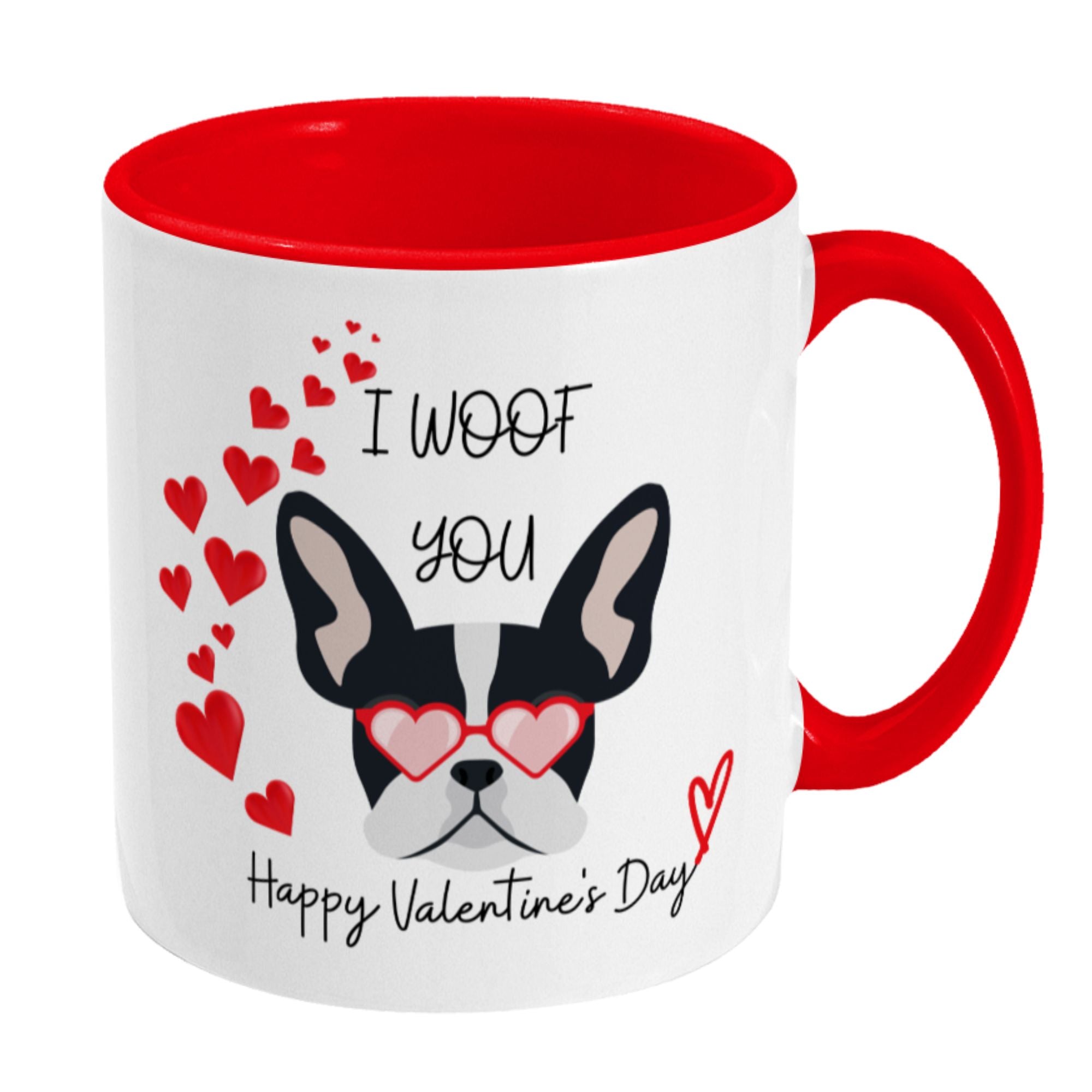 Happy Valentine's Day Mug - Frenchie Dog - Sweetie