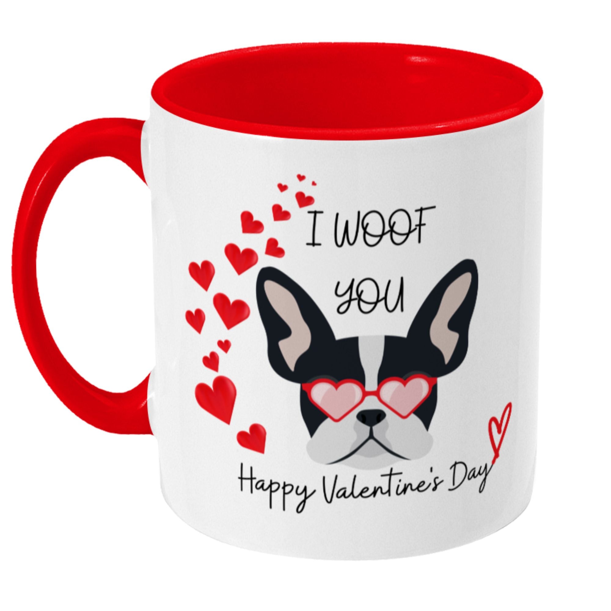 Happy Valentine's Day Mug - Frenchie Dog - Sweetie