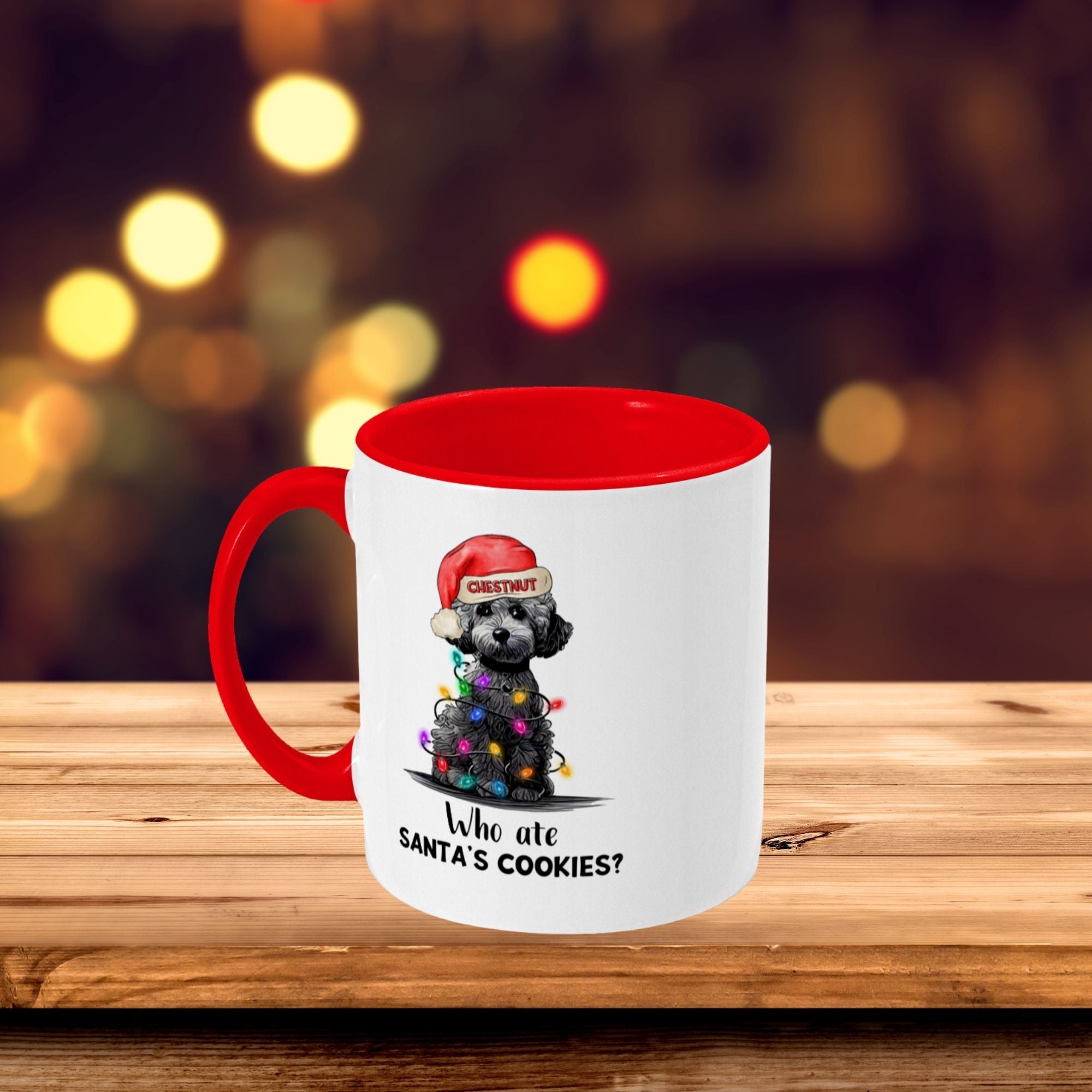 Personalised Christmas Mug SANTA'S COOKIES - Sweetie