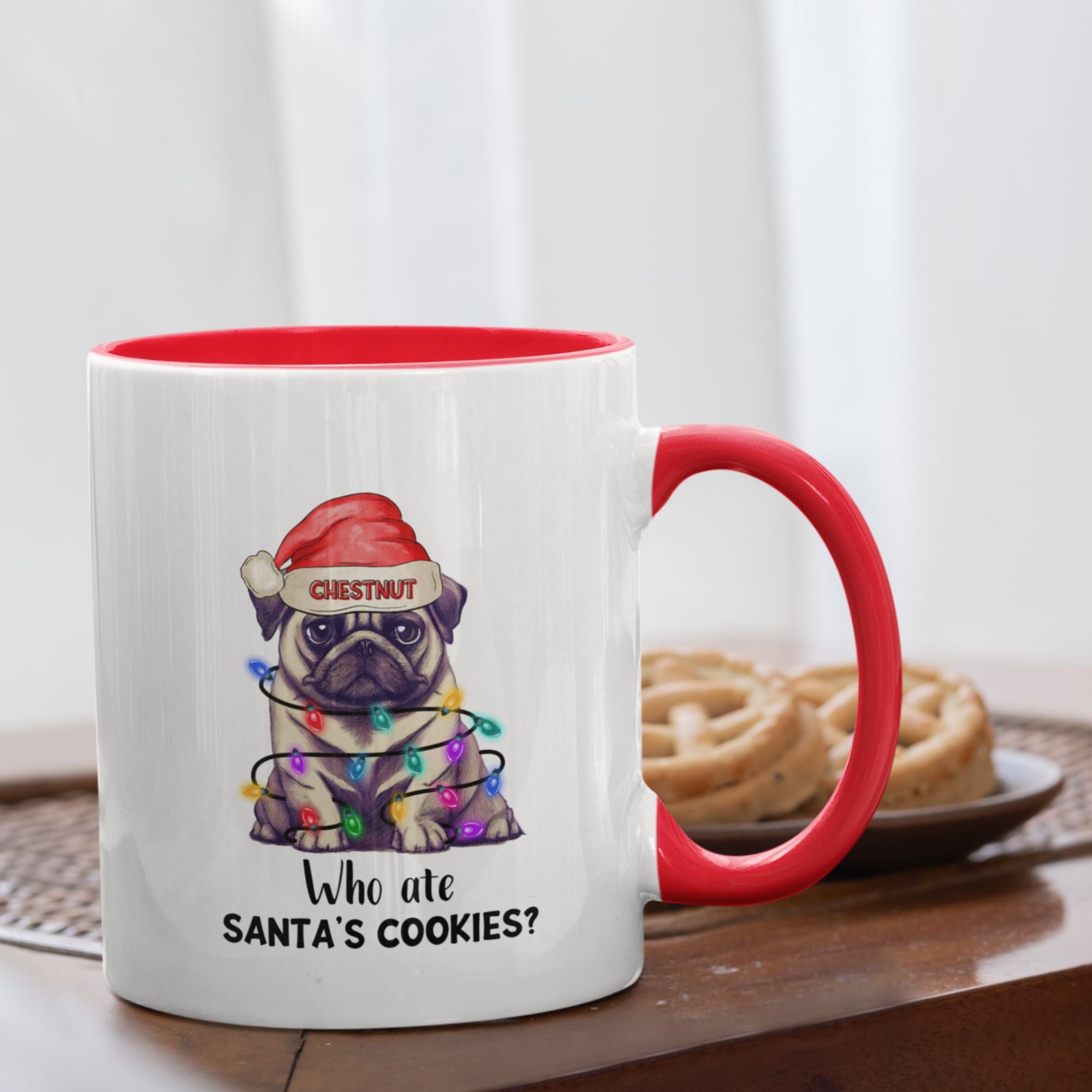 Personalised Christmas Mug SANTA'S COOKIES - Sweetie