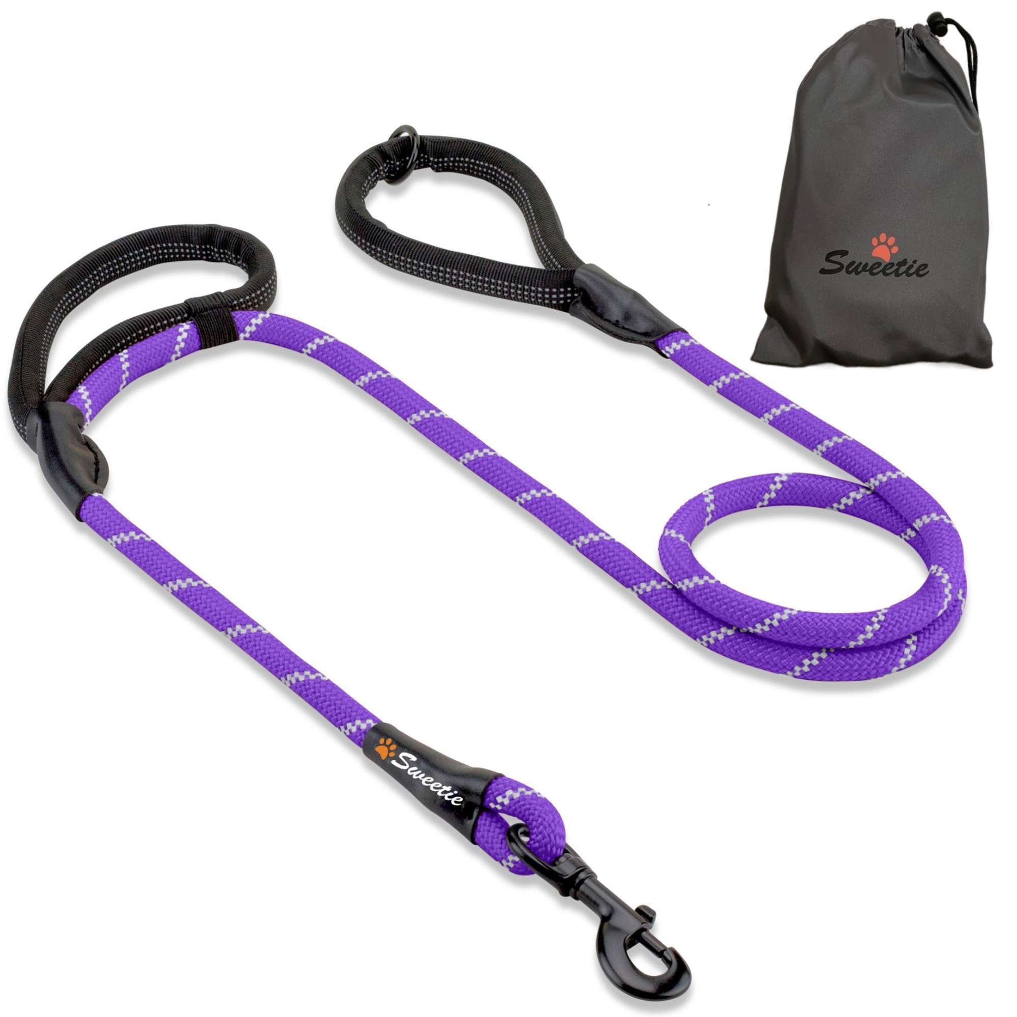 Purple Rope Lead - Sweetie