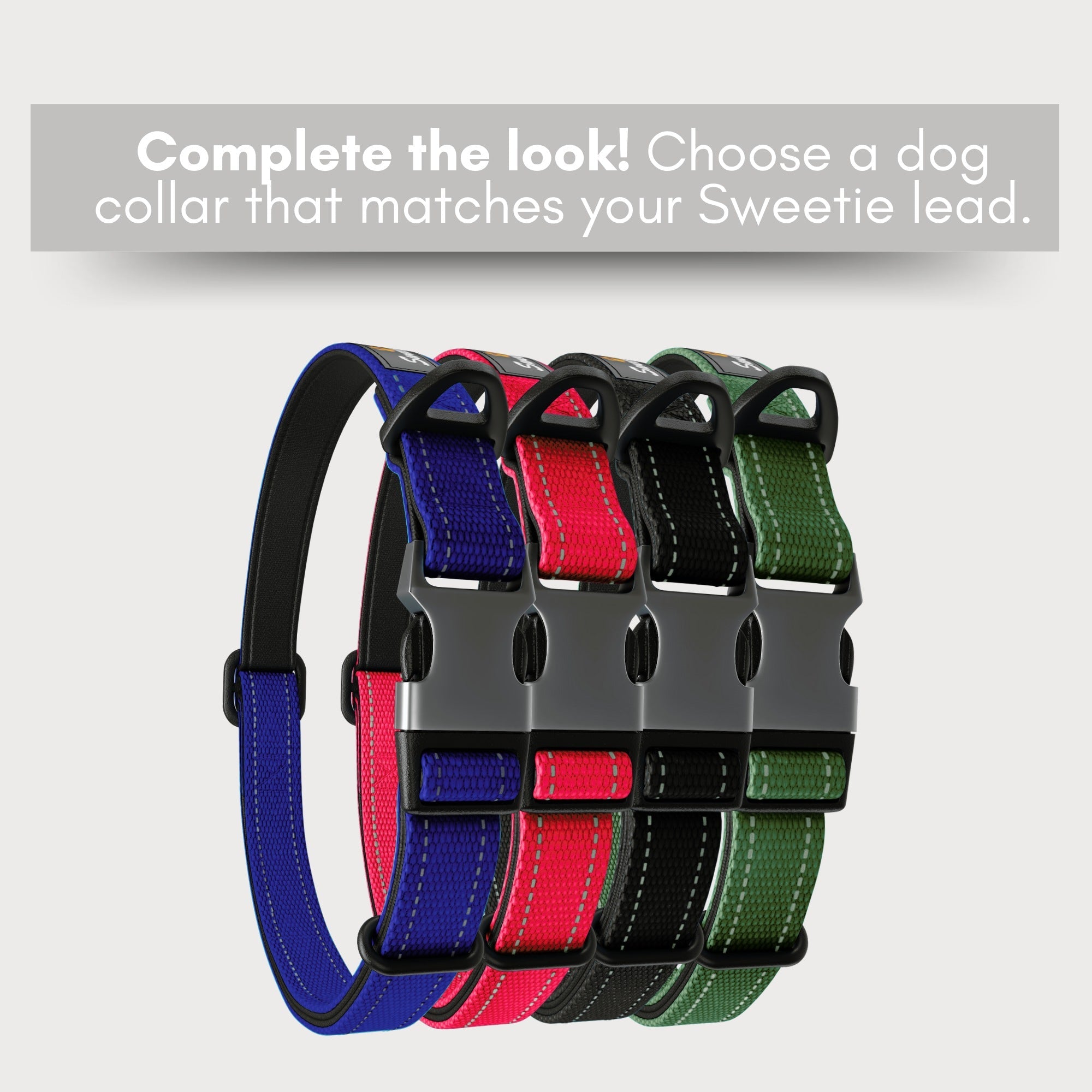 Shock - Absorbing Dog Lead - Green - Sweetie