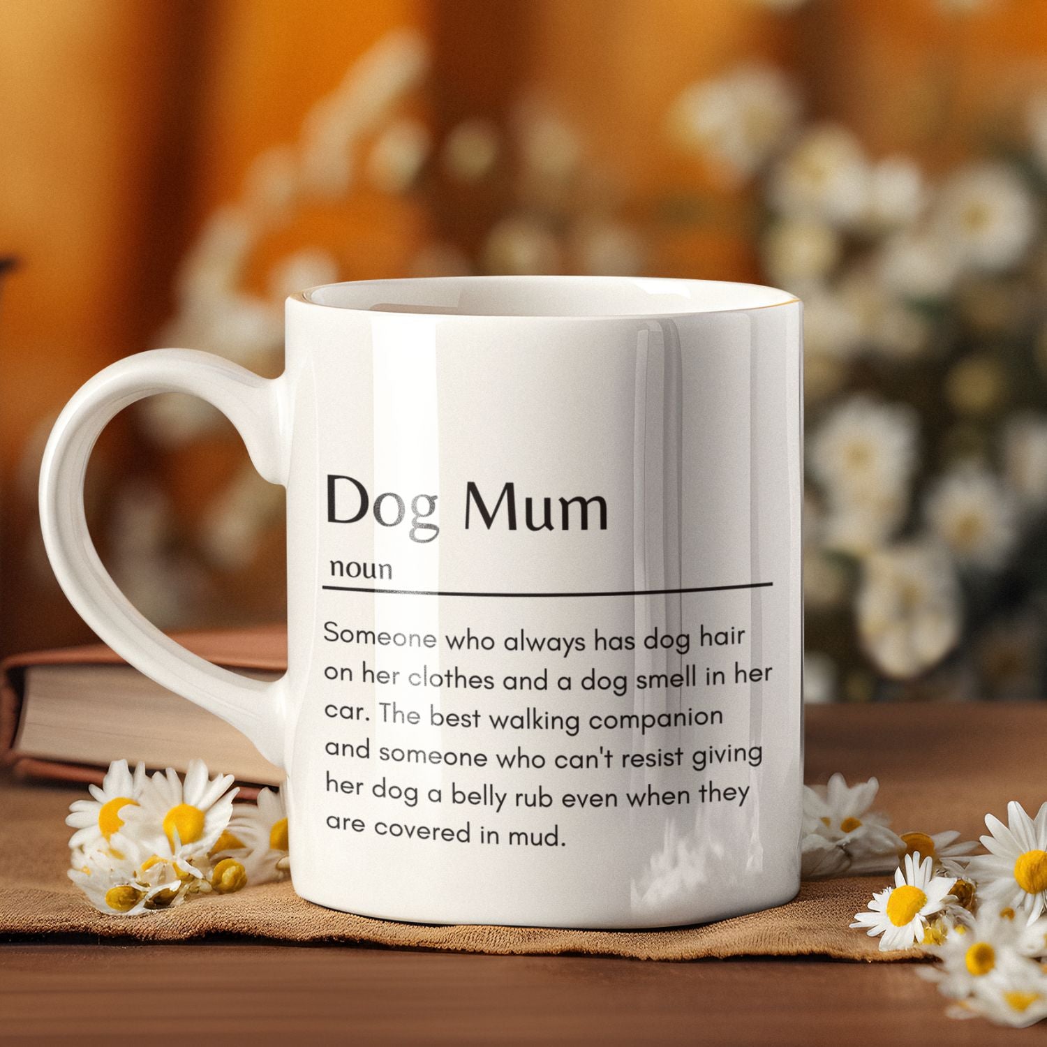 Dog Mum Definition Mug, Best Funny Mug Gift - Sweetie