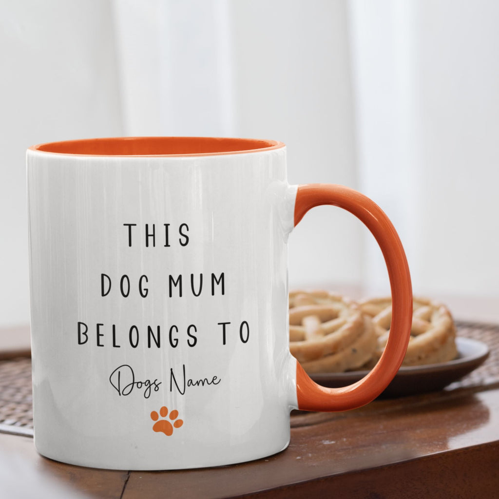 Personalised dog outlet mum mug